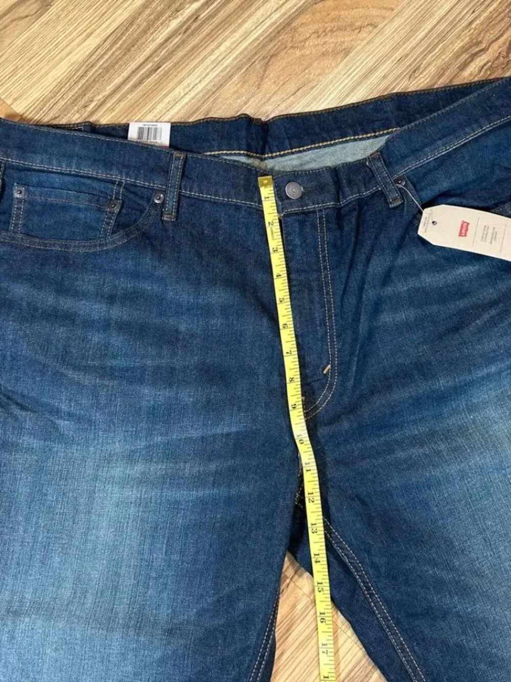 Levis 541 Jeans Mens 44x32 Blue Big & Tall Athletic Taper Dark Wash Stretch New